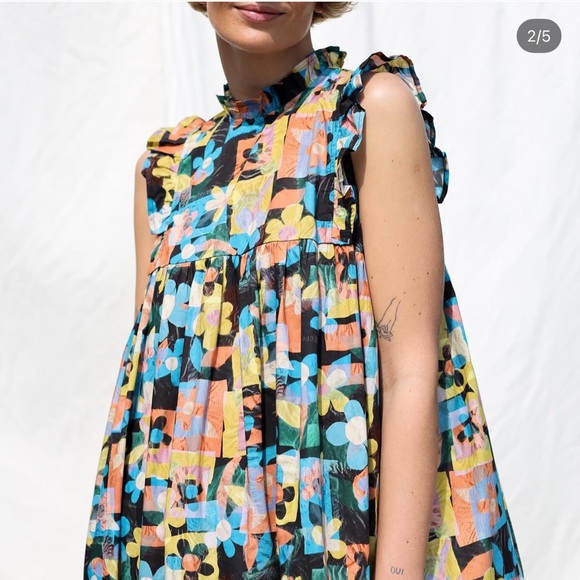 Off On Clothing Floral Monet Midi Maxi Dress - Picture 2 of 8